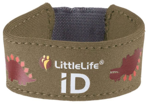 Opaska informacyjna ID dla dziecka Safety iD Strap Dinosaur LittleLife