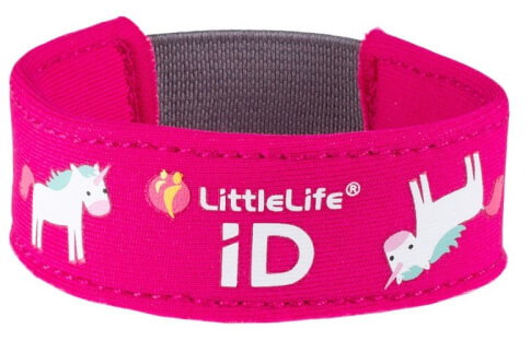 Opaska informacyjna ID dla dziecka Safety iD Strap Unicorn LittleLife