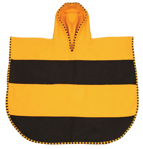 Ultralekkie plażowe poncho UPF 50+ dla dzieci 3+ LittleLife Pszczółka