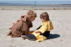 Ultralekkie plażowe poncho UPF 50+ dla dzieci 1-3 lata LittleLife Motylek