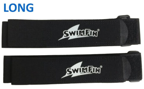 Dodatkowe paski do płetwy SwimFin Long białe logo