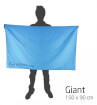 Duży ręcznik szybkoschnący 90x150 SoftFibre Ordnance Survey Map Towel Giant Ben Nevis Lifeventure