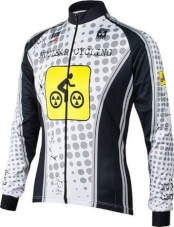 Bluza rowerowa BCM Nowatex Nuclear Cycling White