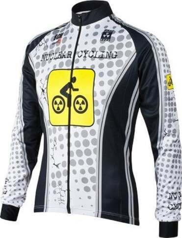 Bluza rowerowa BCM Nowatex Nuclear Cycling White