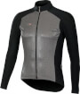 Ciepła bluza kolarska SuperRoubaix z wiatroodpornym przodem Gamex Vezuvio czarna