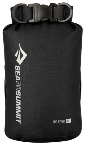 Wodoszczelny worek Big River Dry Bag czarny 3l Sea To Summit