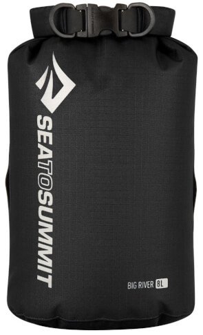 Wodoszczelny worek Big River Dry Bag czarny 8l Sea To Summit