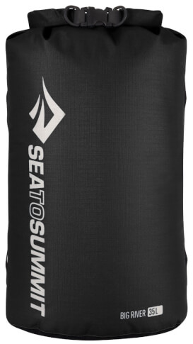 Wodoszczelny worek Big River Dry Bag czarny 35l Sea To Summit