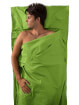 Prześcieradło do śpiwora Premium Cotton Traveller with Pillow zielone Sea to Summit