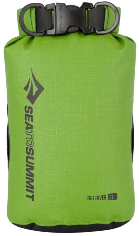 Wodoszczelny worek Big River Dry Bag zielony 3l Sea To Summit