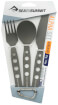 Zestaw sztućców turystycznych AlphaSet 3pc Cutlery Set Sea To Summit