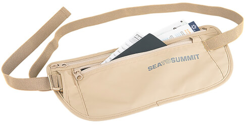 Pas biodrowy beżowy Travelling Light Money Belt Sea To Summit