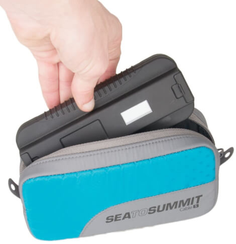 Pokrowiec na akcesoria elektryczne Small niebieski Cable Cell  Sea To Summit
