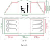 Namiot rodzinny dla 6 osób Bering 6 Coleman