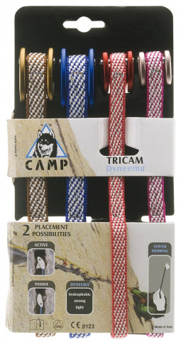 Zestaw kości wspinaczkowych Tricam Dyneema Set 4pcs Camp