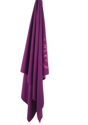 Turystyczny ręcznik szybkoschnący 65x110 Soft Fibre Lite Large Trek Towel Lifeventure fioletowy