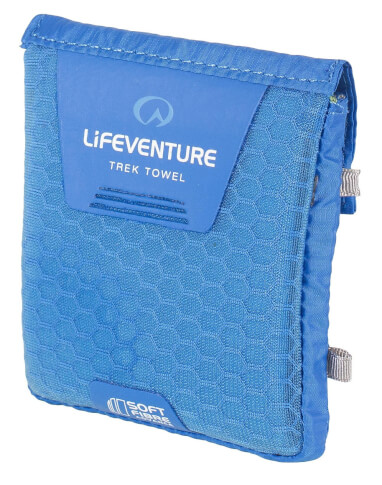 Mały ręcznik szybkoschnący 37x37 SoftFibre Advance Trek Towel Pocket niebieski Lifeventure