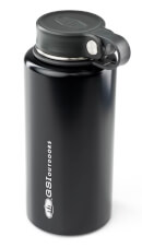 Zakręcany termos podróżny Glacier Stainless Microlite Twist 1000 ml czarny GSI Outdoors