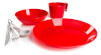 Zestaw turystyczny dla 1 osoby Cascadian 1 Person Table Set Red GSI Outdoors