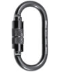 Karabinek stalowy Rock Empire Steel Carabiner O 2T Twist Lock czarny