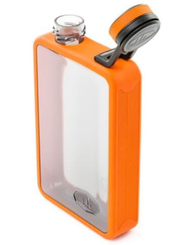 Uniwersalna piersiówka turystyczna Boulder Flask 295 ml Orange GSI Outdoors