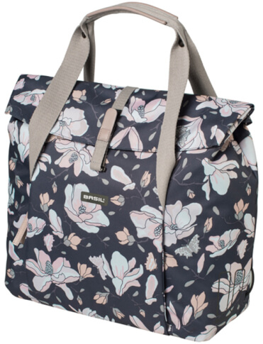 Torba rowerowa na zakupy Magnolia Shopper 18l Pastel Powders Basil