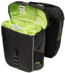 Podwójna torba rowerowa Miles Double Bag 32l Black Lime Basil