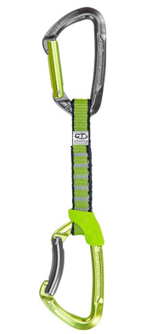 Ekspres wspinaczkowy 17 cm Lime Set NY Climbing Technology zielony/szary