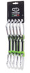 Zestaw ekspresów 12 cm Lime Set NY Climbing Technology srebrny