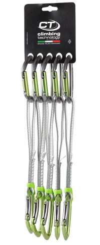 Zestaw ekspresów 22 cm Lime Set Dyneema Climbing Technology szary/zielony