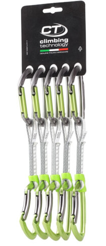 Zestaw ekspresów 12 cm Lime Set Dyneema Climbing Technology szary/zielony