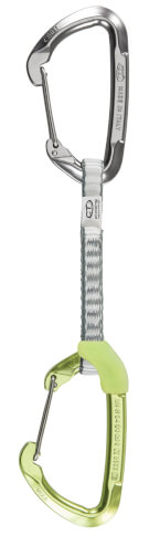 Ekspres wspinaczkowy 12 cm Lime W Set Dyneema Climbing Technology