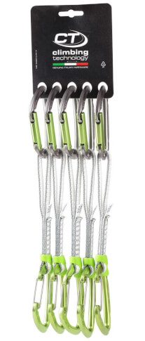 Zestaw ekspresów 22 cm Lime M Set Dyneema Climbing Technology srebrny/zielony