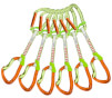 Zestaw ekspresów 12 cm Nimble Fixbar Set DY orange/green Climbing Technology