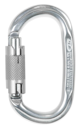 Karabinek z zamkiem Twist Lock Pillar CF WG Climbing Technology silver