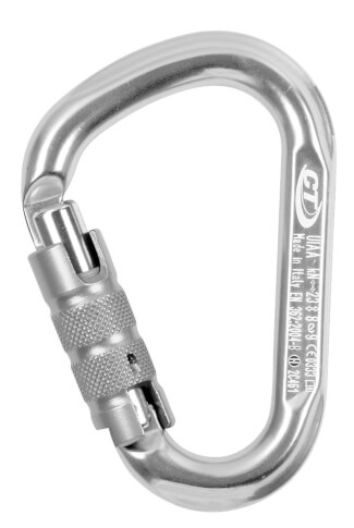 Karabinek z zamkiem Triplex Snappy TG Climbing Technology silver