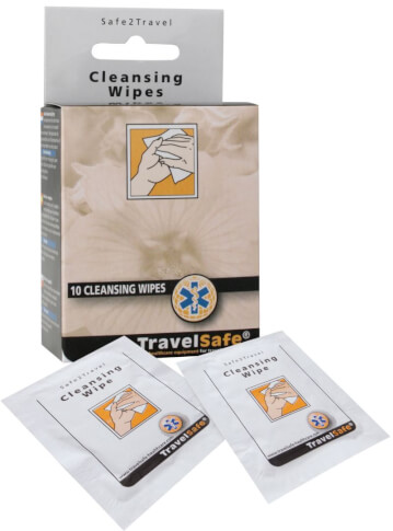Chusteczki nawilżone Cleansing Wipes 10 szt. TravelSafe