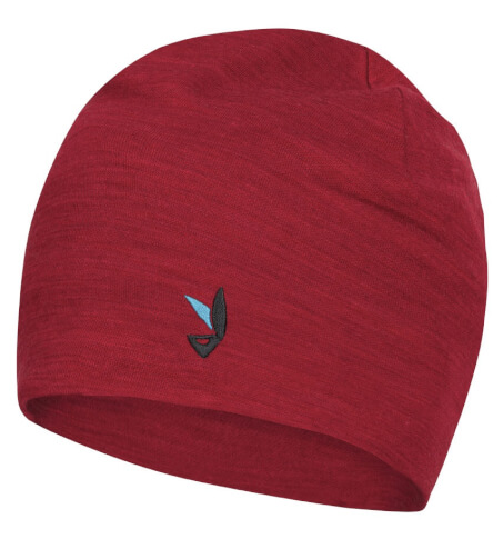 Dziecięca czapka Zajo Ikoo Kids Merino Beanie Chilli