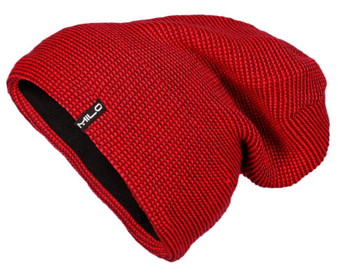 Ciepła czapka zimowa Milo Taay tomato red