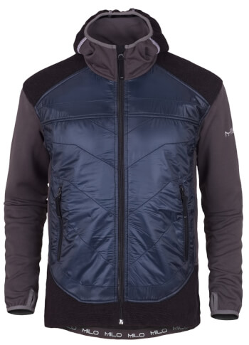 Techniczna kurtka hybrydowa DEVE Milo abbys blue black grey