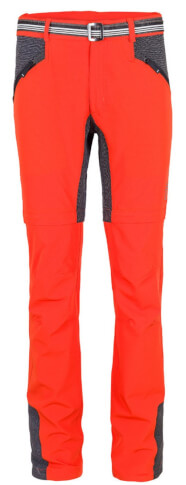 Spodnie trekkingowe z odpinanymi nogawkami Milo Marree czerwone