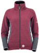 Damska bluza polarowa Yaram Lady Milo burgundy grey