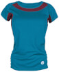 Damska koszulka TLELL LADY Milo turquoise burgundy