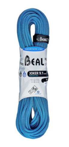 Lina dynamiczna Joker Unicore 9,1 mm x 50 m Golden Dry Blue Beal