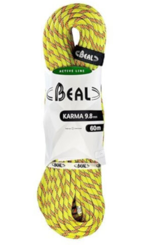 Lina dynamiczna Karma 9,8 mm x 60 m Yellow Beal