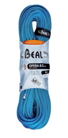 Lina dynamiczna Opera Unicore 8,5 mm x 50 m Dry Cover Blue Beal