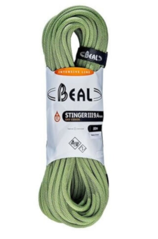 Lina dynamiczna Stinger Unicore 9,4 mm x 50 m Dry Cover Anis Beal