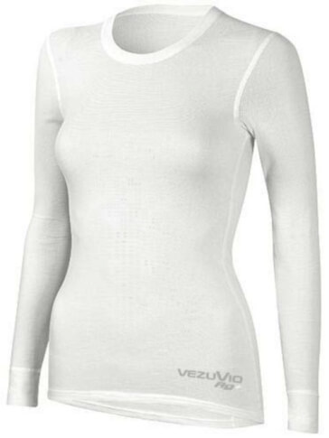 Damska koszulka z długim rękawem potówka Q-Skin biała Vezuvio