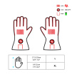 Ogrzewane rękawice robocze czarne Glovii GR2
