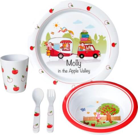 Zestaw obiadowy dla dzieci Molly Kids Girl 3+ Brunner